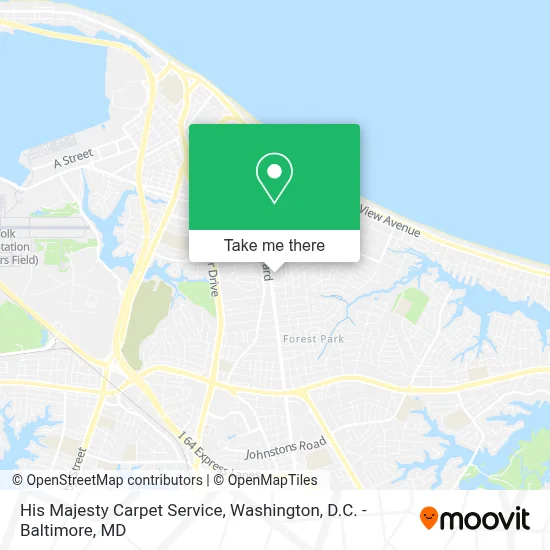 His Majesty Carpet Service map