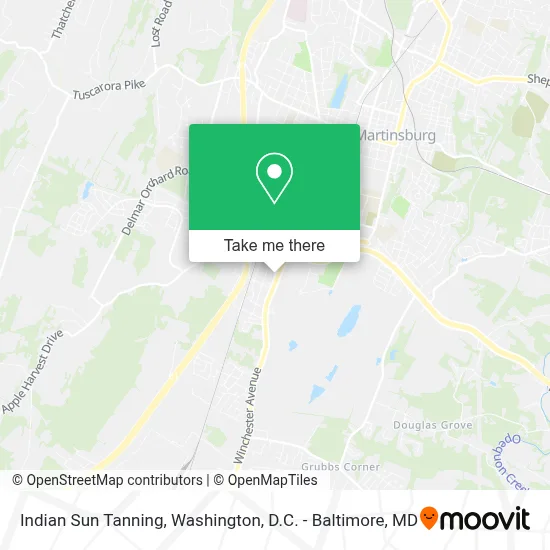 Indian Sun Tanning map