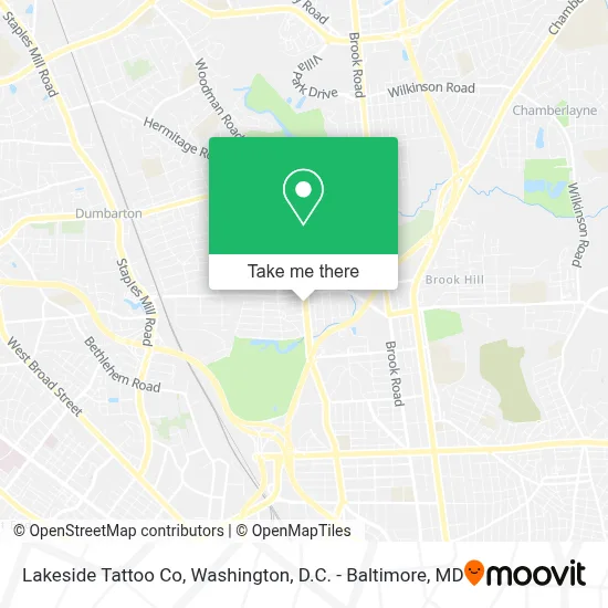 Lakeside Tattoo Co map