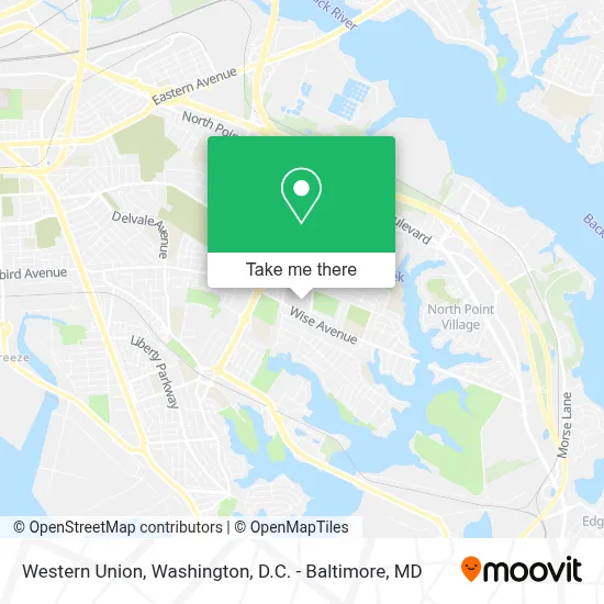 Western Union map