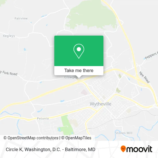 Circle K map