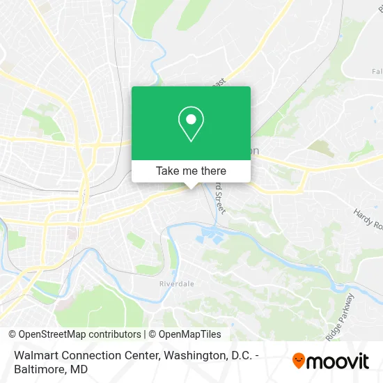 Walmart Connection Center map