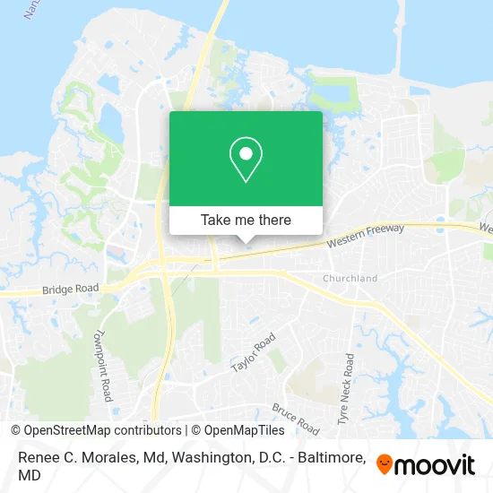 Renee C. Morales, Md map