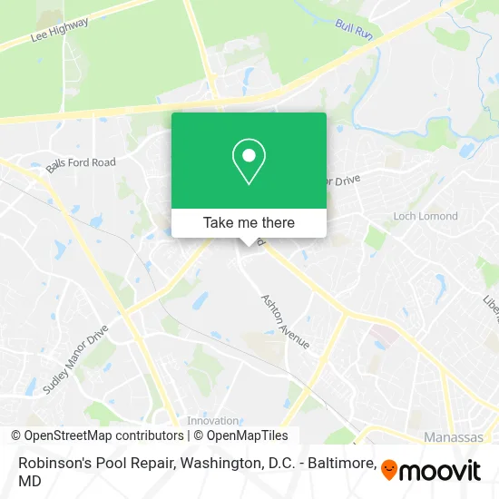 Robinson's Pool Repair map