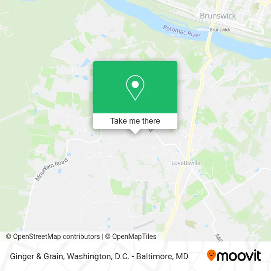 Ginger & Grain map