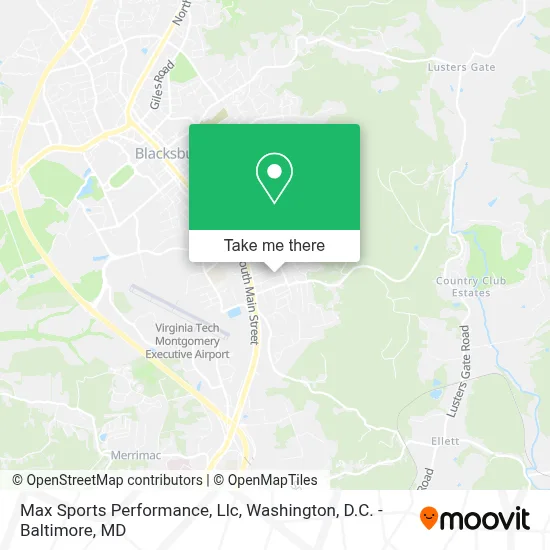 Max Sports Performance, Llc map