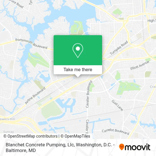Blanchet Concrete Pumping, Llc map