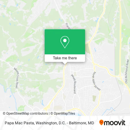 Papa Mac Pasta map