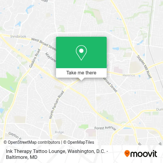 Ink Therapy Tattoo Lounge map