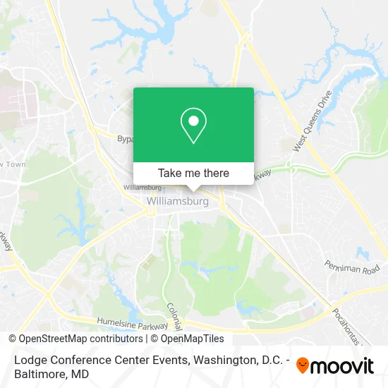 Lodge Conference Center Events map
