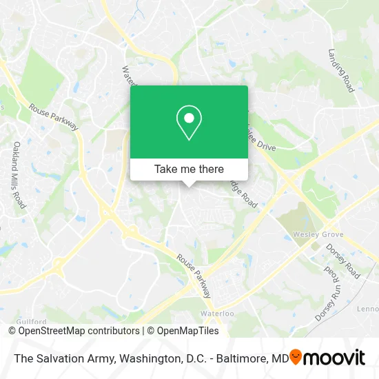 The Salvation Army map