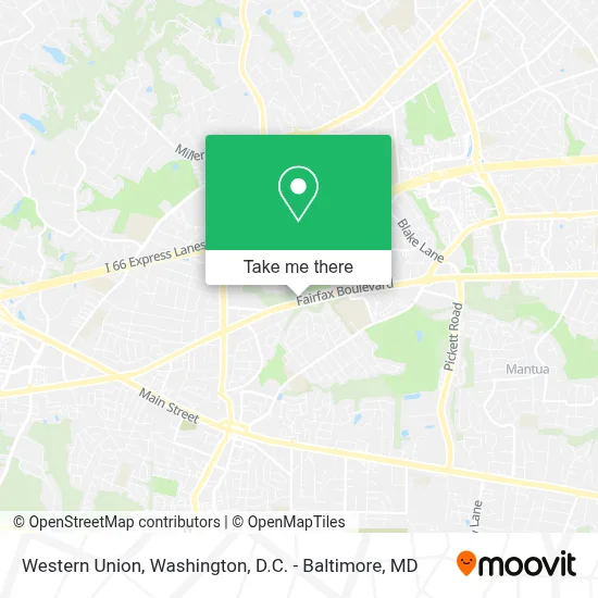 Western Union map