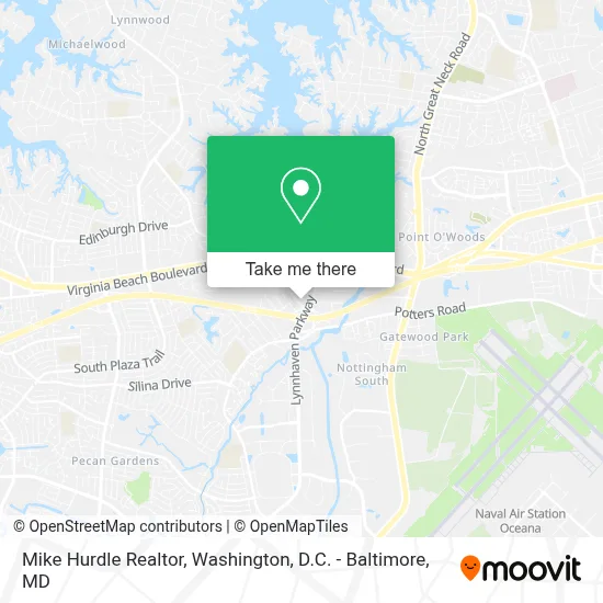 Mike Hurdle Realtor map
