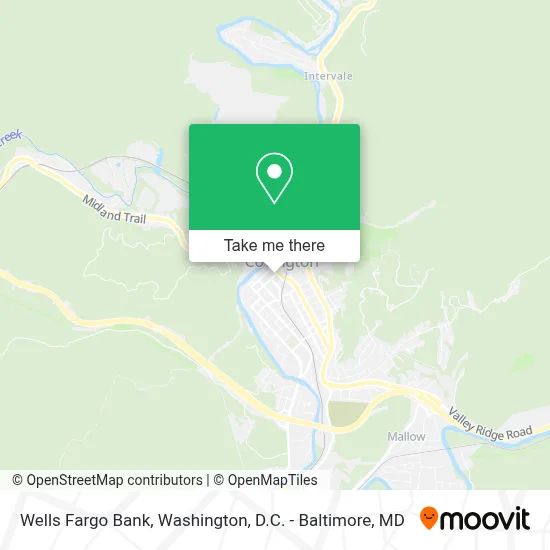 Wells Fargo Bank map