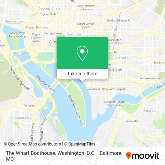 The Wharf Boathouse map