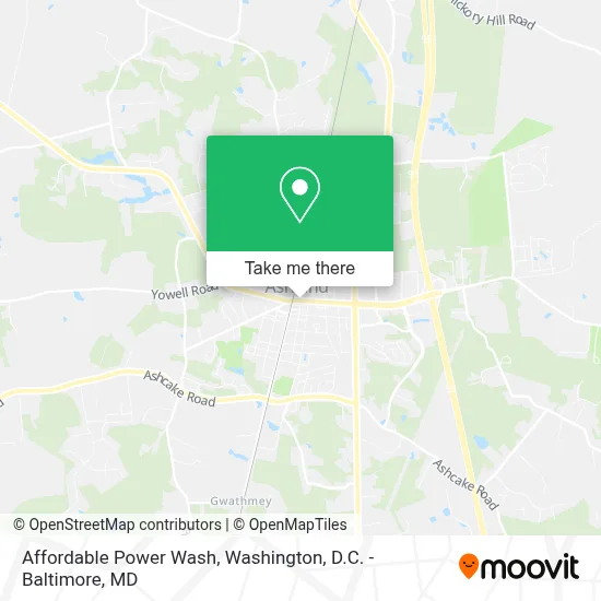 Affordable Power Wash map