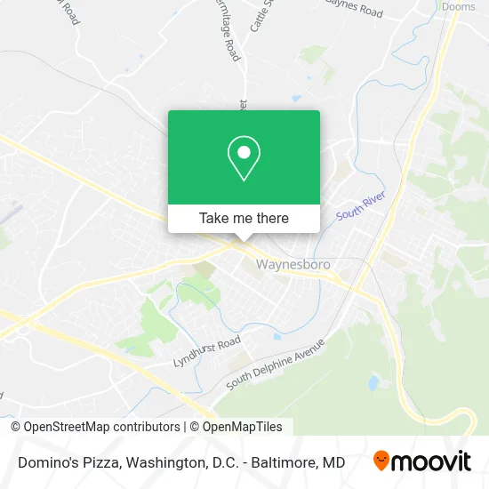 Domino's Pizza map