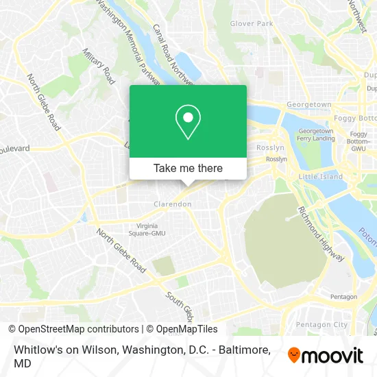 Whitlow's on Wilson map