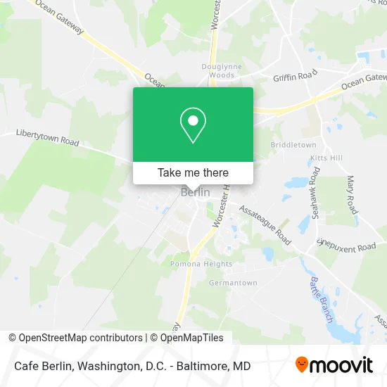 Cafe Berlin map