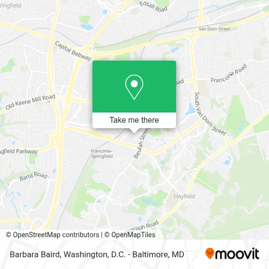 Barbara Baird map