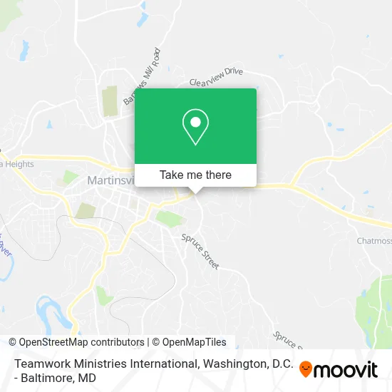 Teamwork Ministries International map