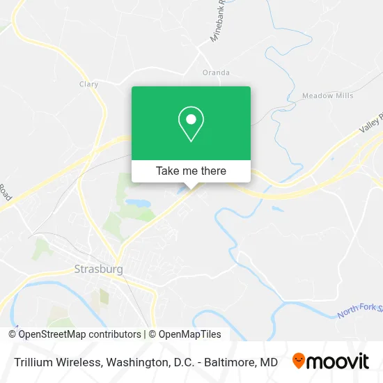 Trillium Wireless map
