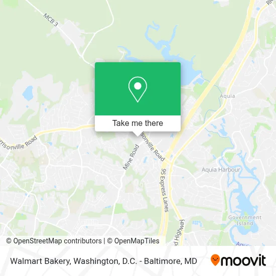 Walmart Bakery map