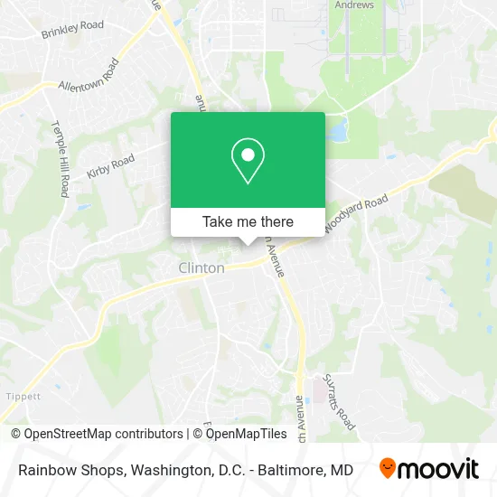 Rainbow Shops map