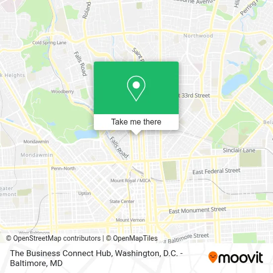 The Business Connect Hub map