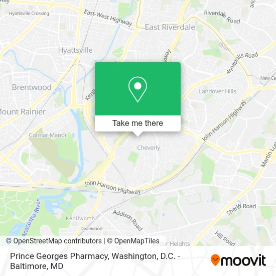 Prince Georges Pharmacy map