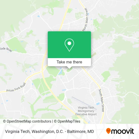 Virginia Tech map