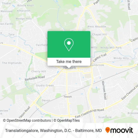 Translationgalore map