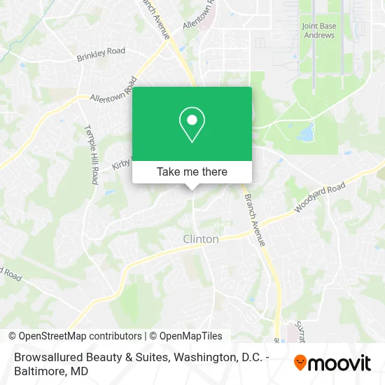 Browsallured Beauty & Suites map