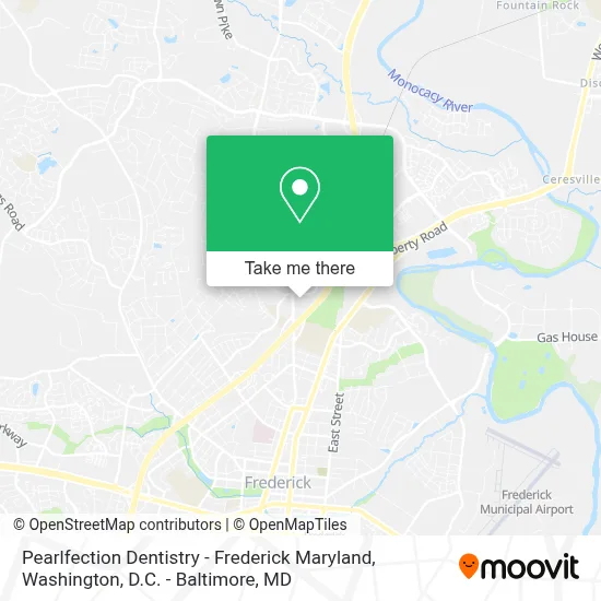 Pearlfection Dentistry - Frederick Maryland map