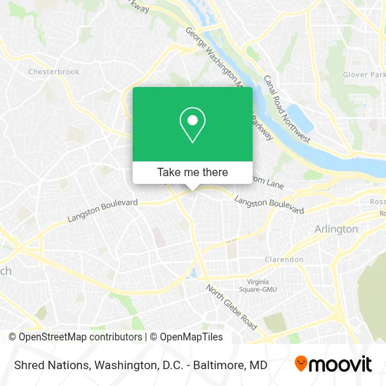 Shred Nations map