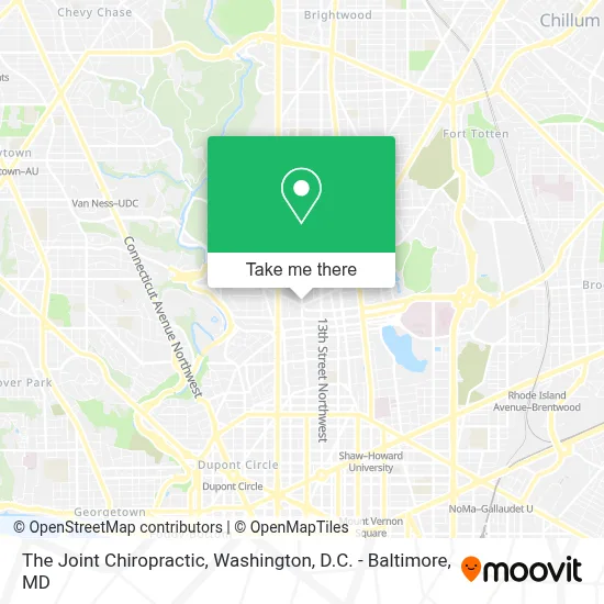 The Joint Chiropractic map