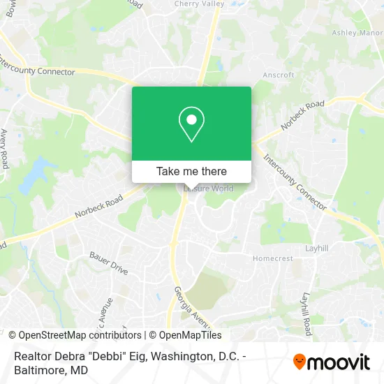 Realtor Debra "Debbi" Eig map