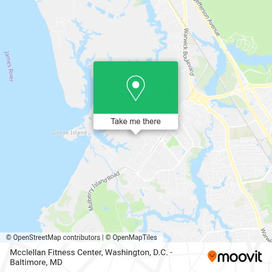 Mcclellan Fitness Center map