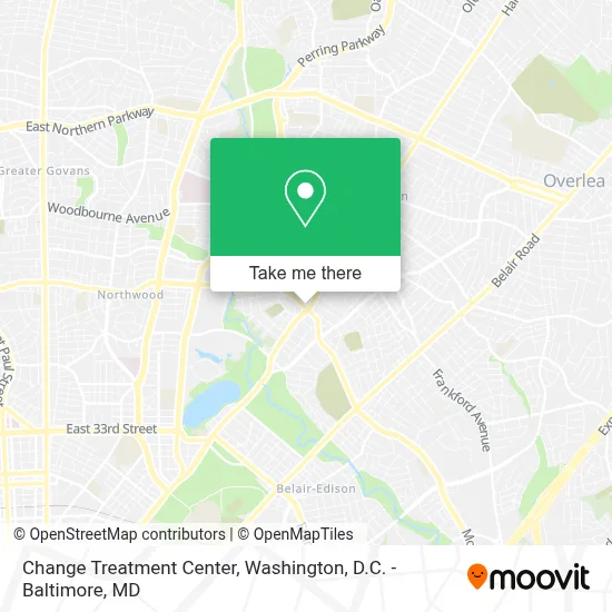 Change Treatment Center map