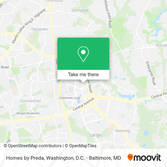 Homes by Preda map