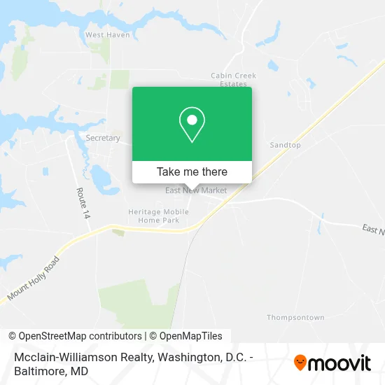 Mcclain-Williamson Realty map