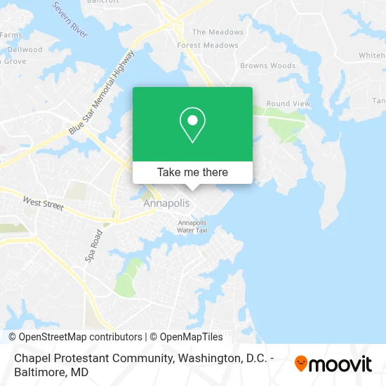 Chapel Protestant Community map