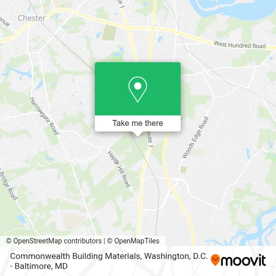 Commonwealth Building Materials map