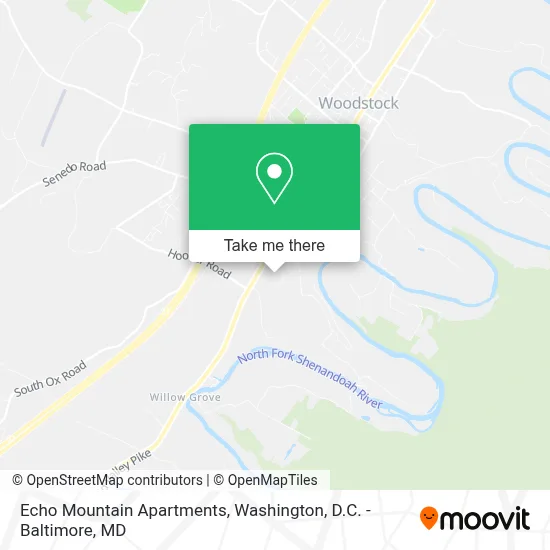 Echo Mountain Apartments map