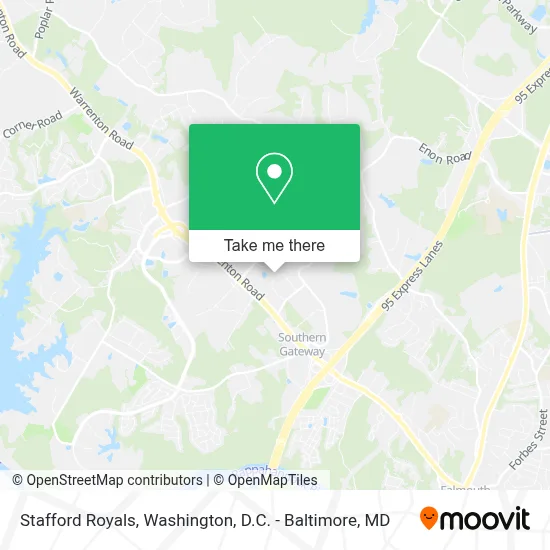 Stafford Royals map