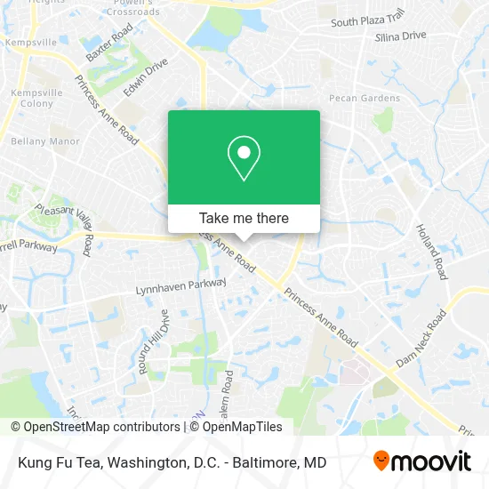 Kung Fu Tea map