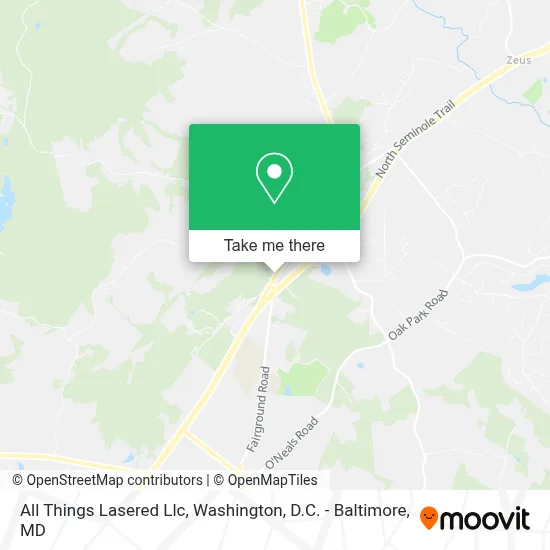All Things Lasered Llc map