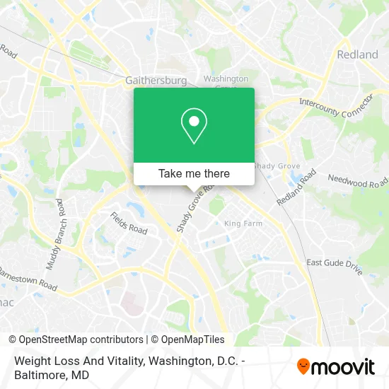 Weight Loss And Vitality map