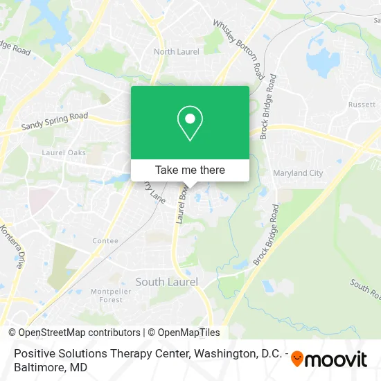 Positive Solutions Therapy Center map