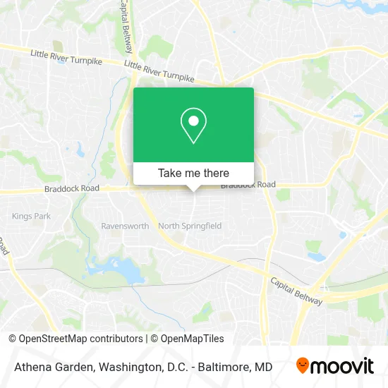 Athena Garden map